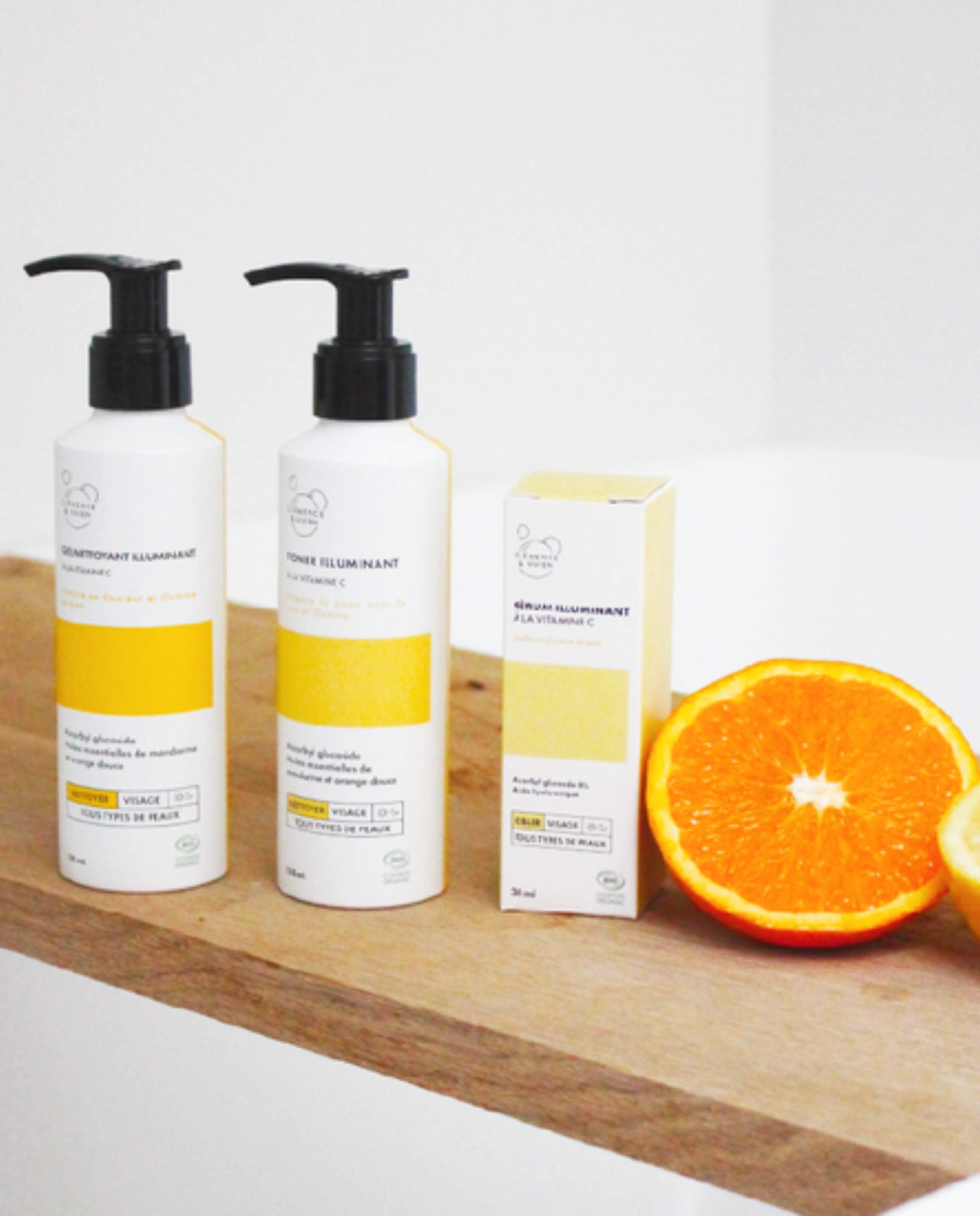 Toner visage illuminant naturel et bio