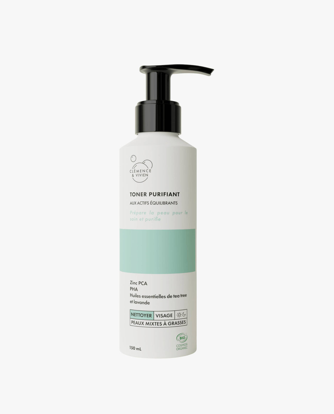 Toner visage purifiant naturel et bio
