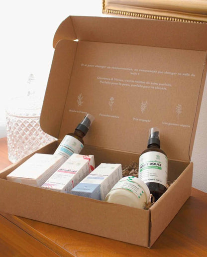 Coffret de soins naturels et bio