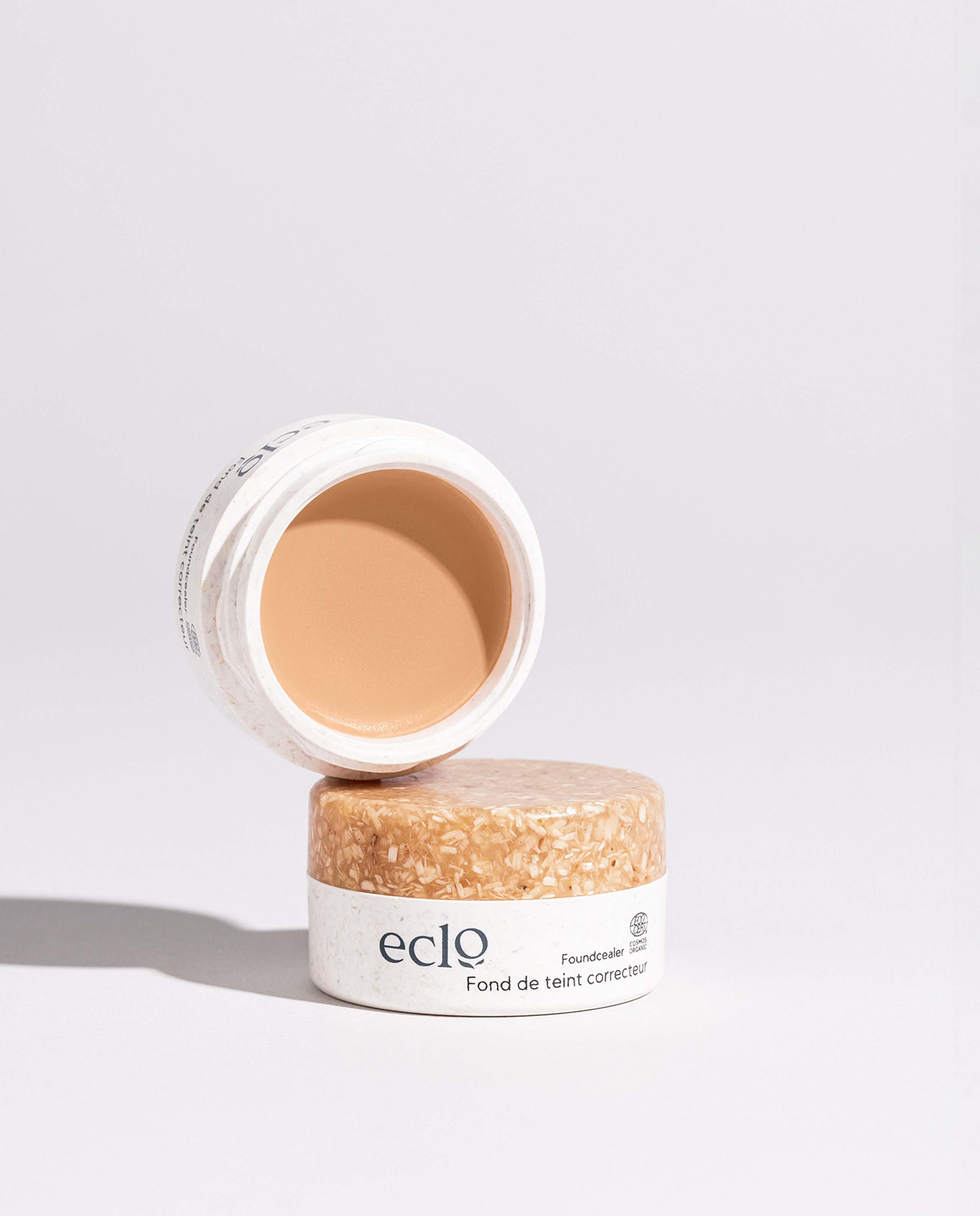 marché commun eclo beauté maquillage fond de teint correcteur naturel biologique Made in France zéro-déchet beige doré