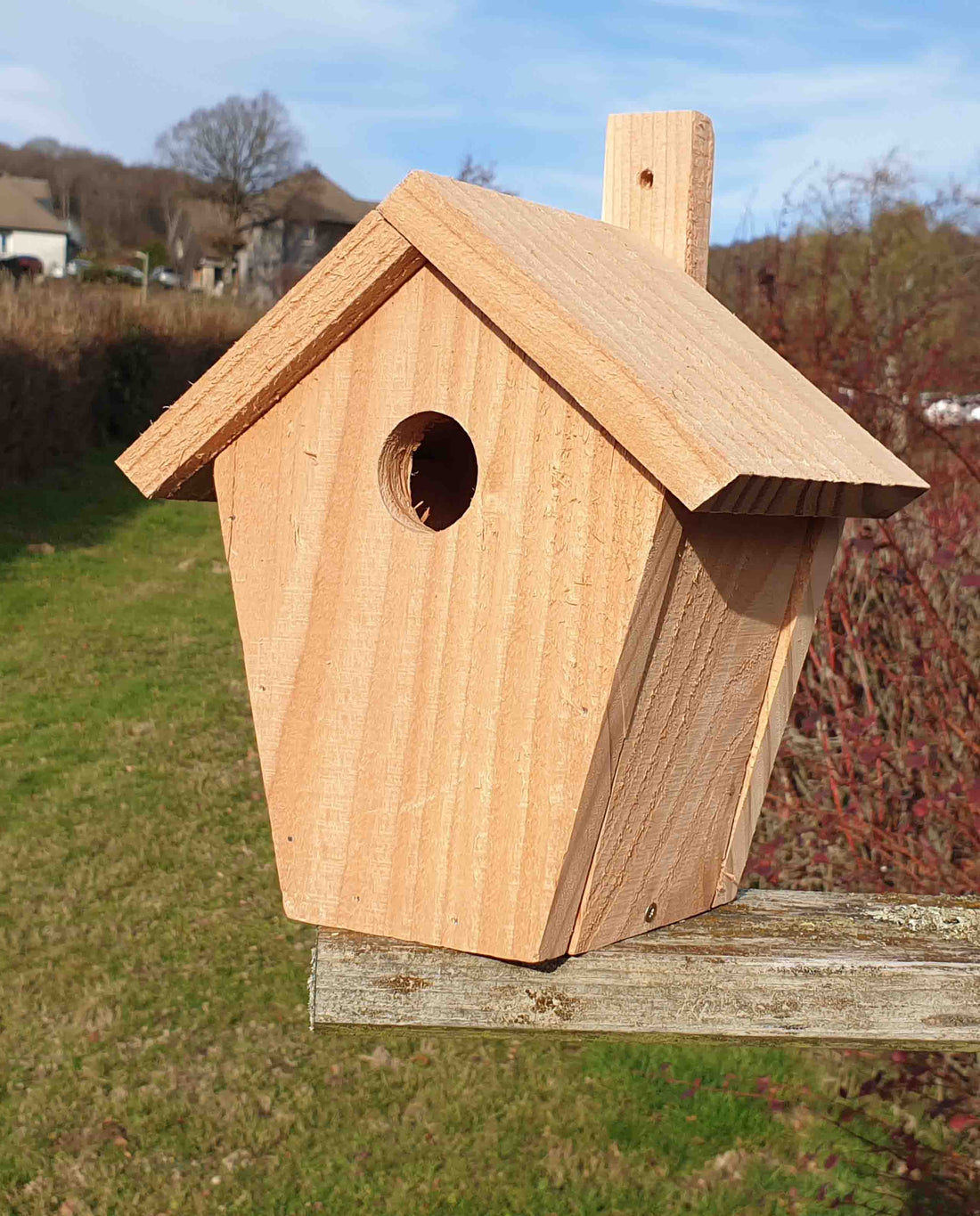 Marché Commun nichoir à oiseaux boite aux lettres en bois naturel douglas Esat Le Morvan