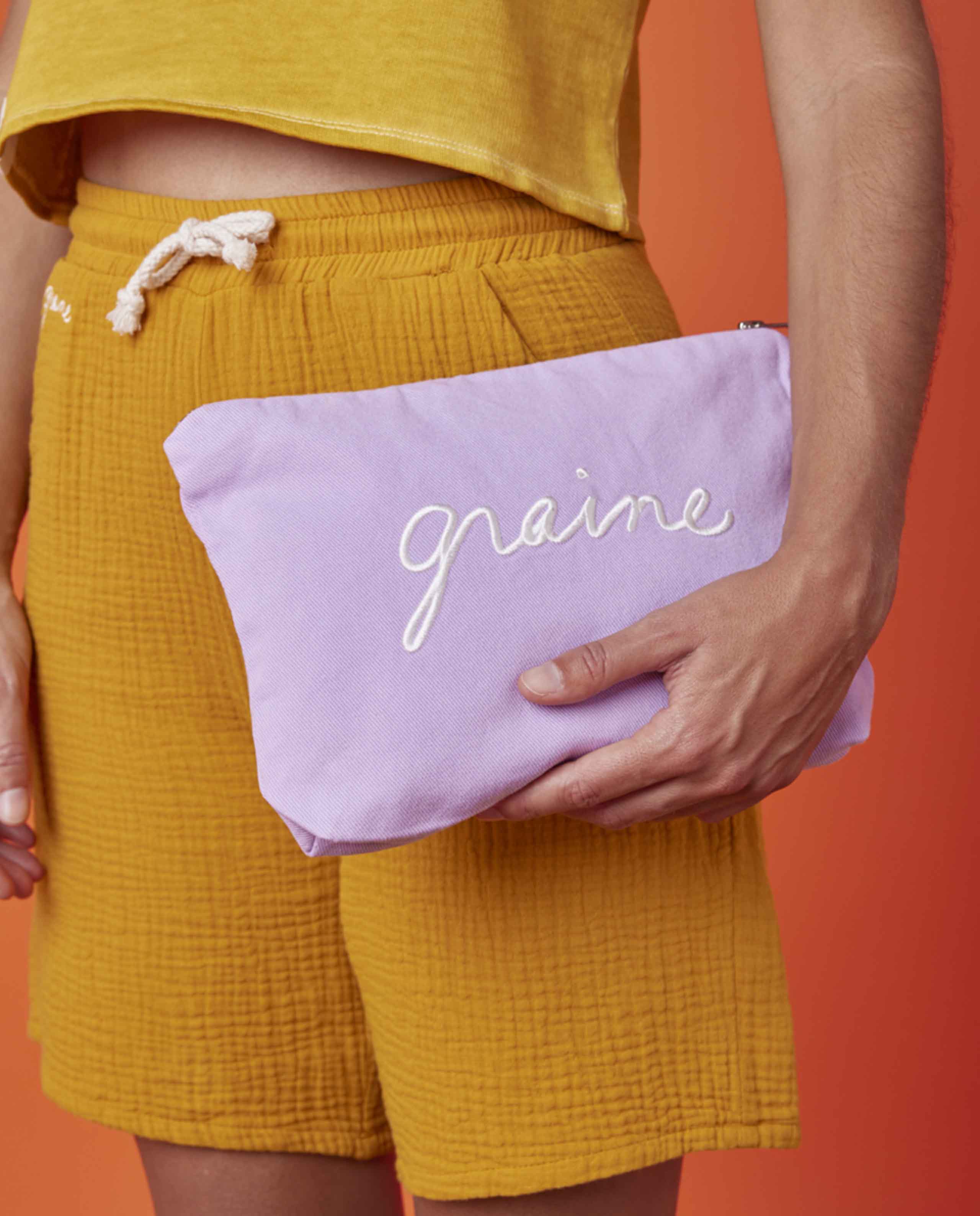 POCHETTE CANVAS - Blossom Violet - MINA 005 POCHETTE CANVAS - Blossom Violet - MINA 005