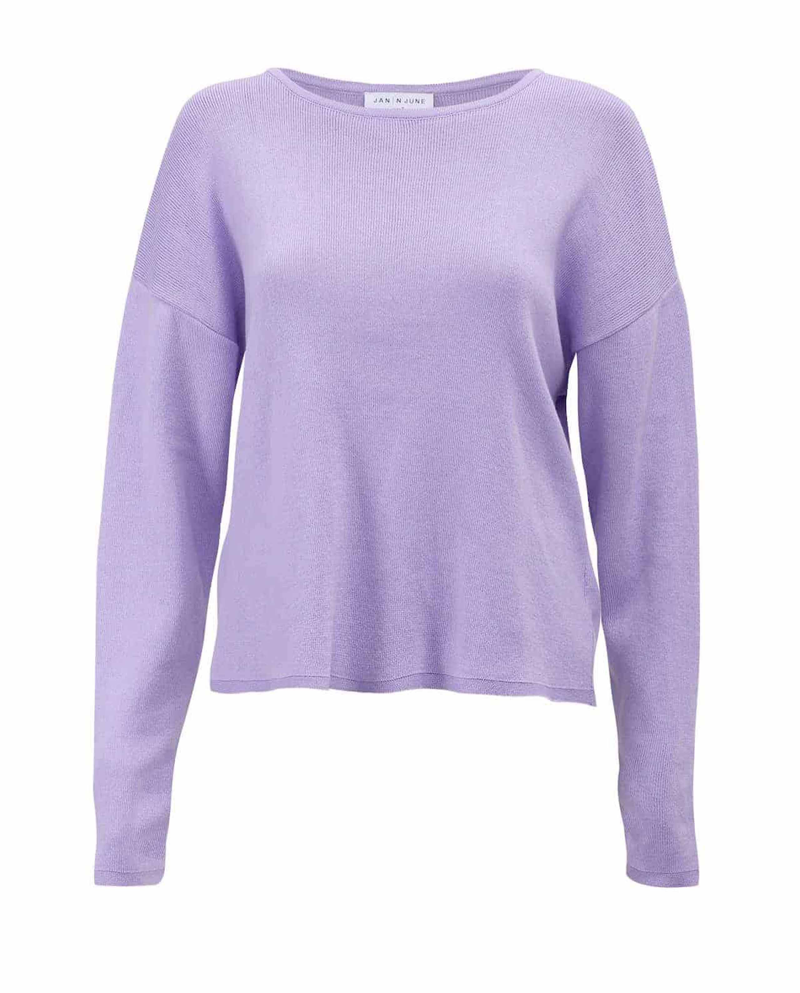 Marché Commun Pull en maille bio lilas Jan N June