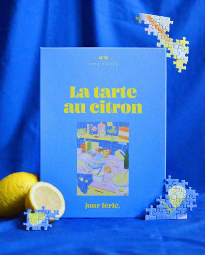 Marché Commun puzzle éco-conçu la tarte au citron jour ferié