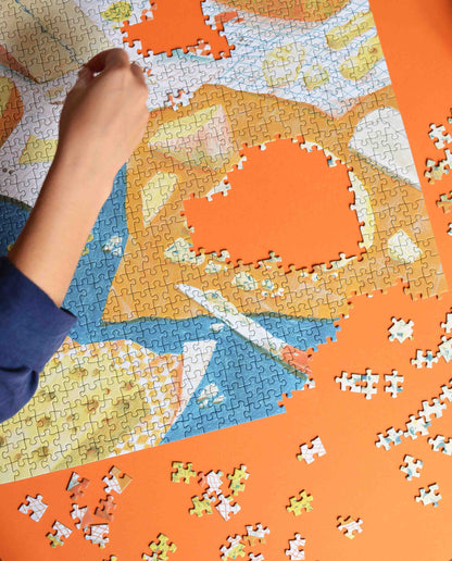 Marché Commun Puzzle éco-conçu Jour Ferié 1000 pièces passer au fromage