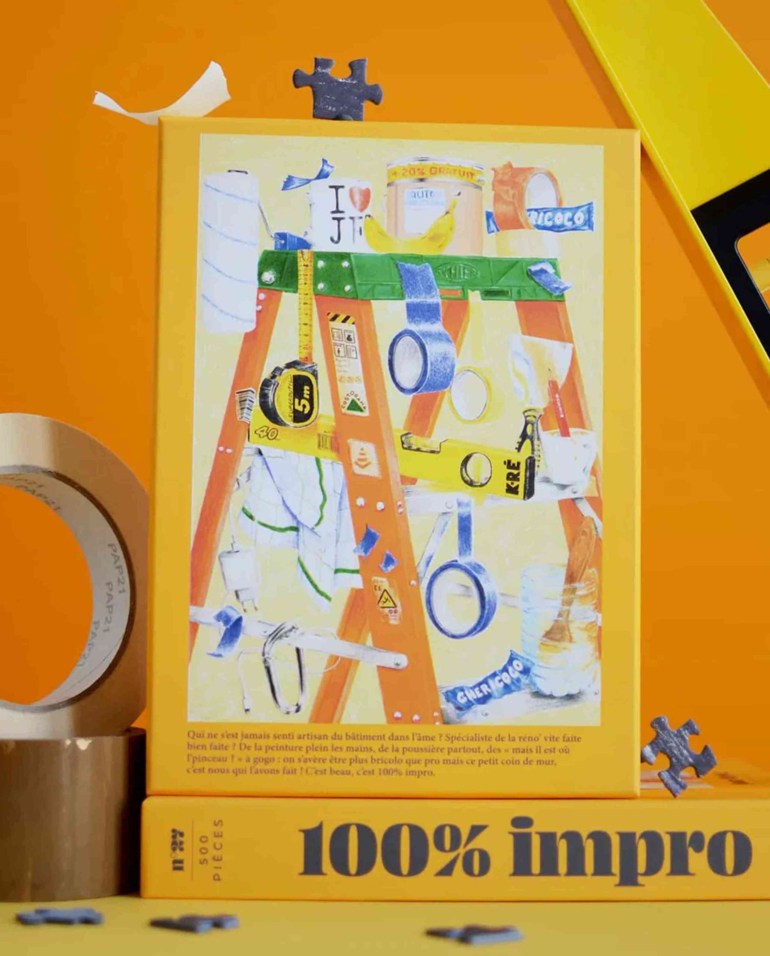 Puzzle éco-conçu 500 pièces 100% impro