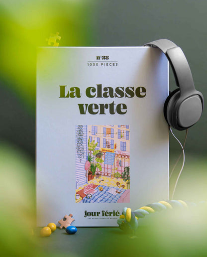 Puzzle éco-conçu 1000 pièces La classe verte