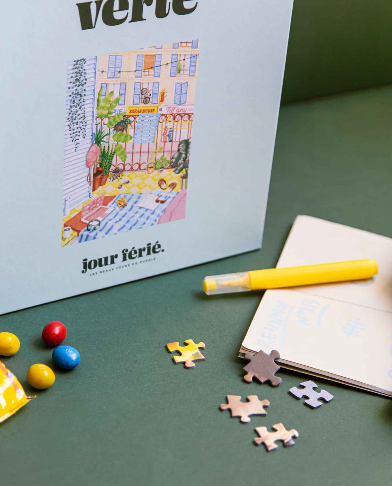 Puzzle éco-conçu 1000 pièces La classe verte