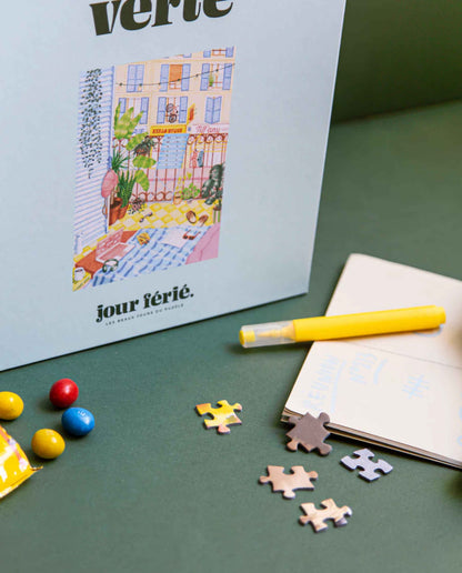 Puzzle éco-conçu 1000 pièces La classe verte