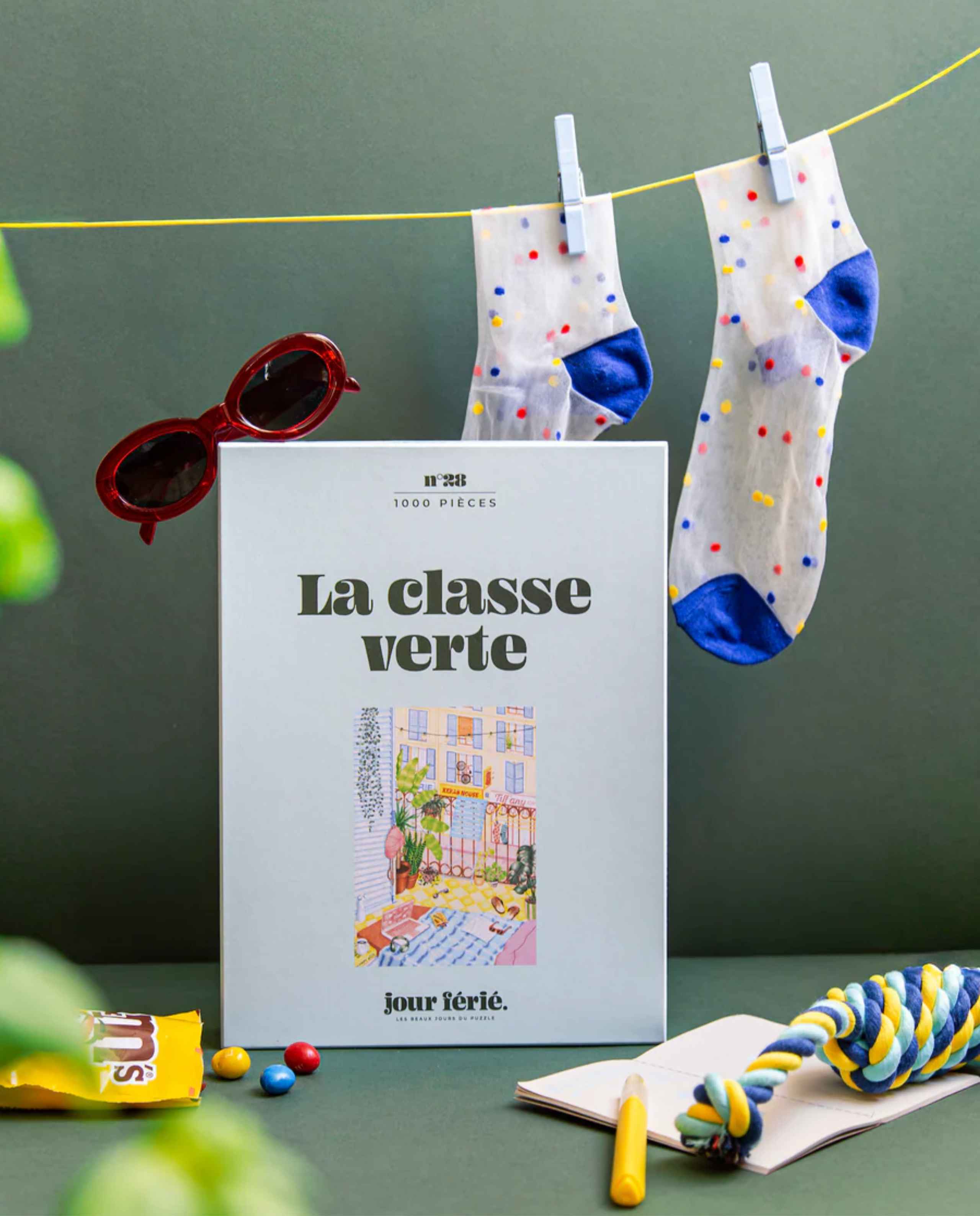 Puzzle éco-conçu 1000 pièces La classe verte