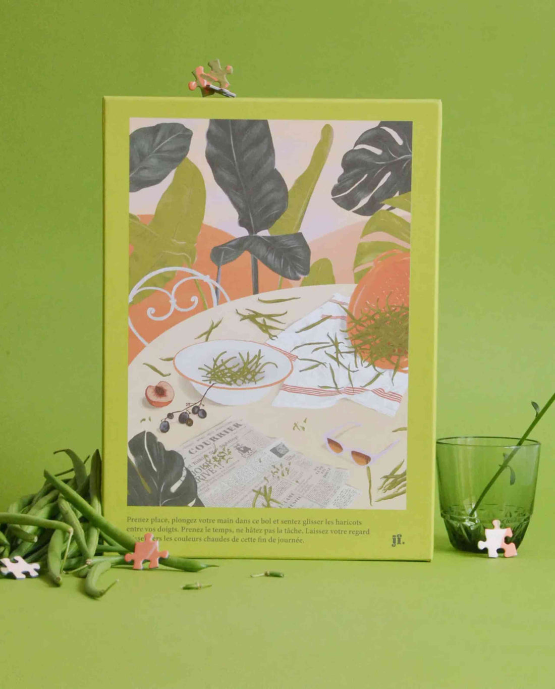 Puzzle éco-conçu 1000 pièces Les haricots verts