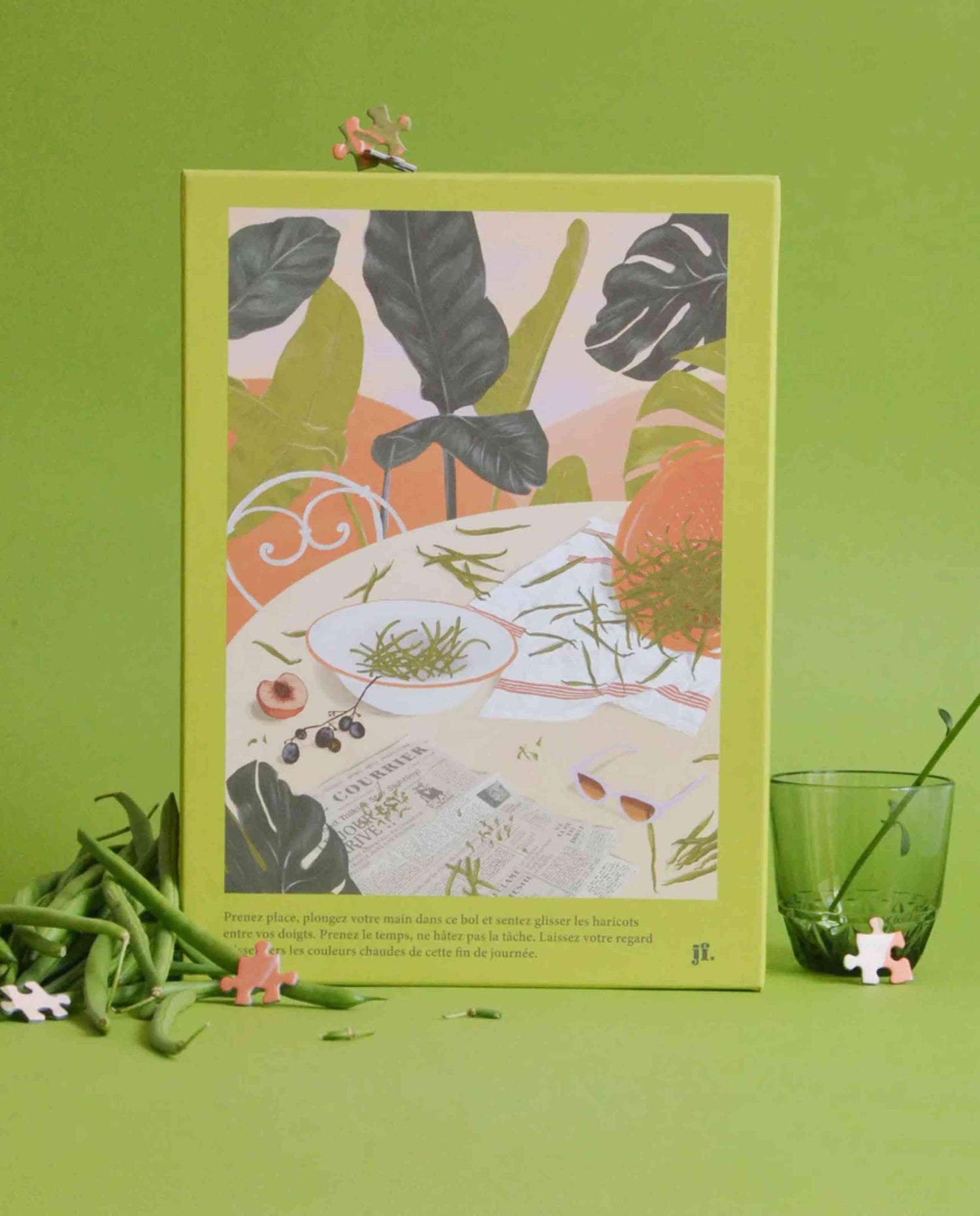 Puzzle éco-conçu 1000 pièces Les haricots verts