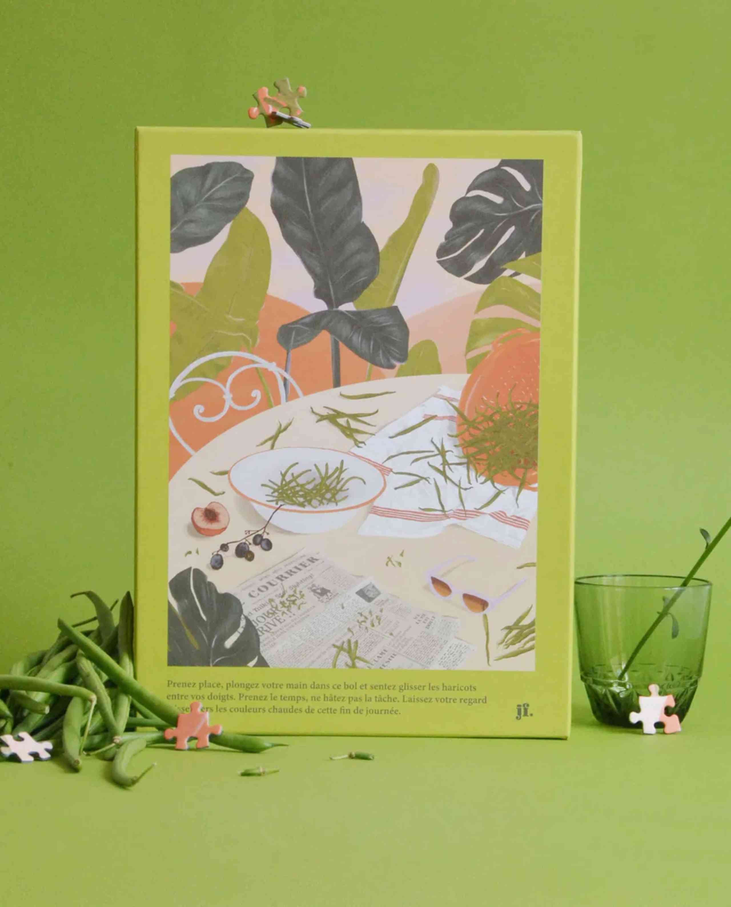 Puzzle éco-conçu 1000 pièces Les haricots verts