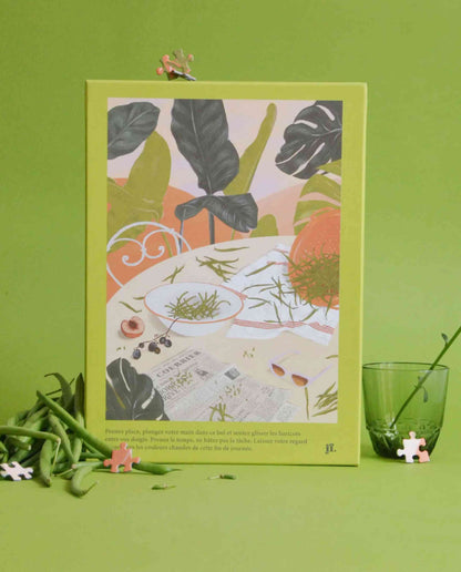 Puzzle éco-conçu 1000 pièces Les haricots verts