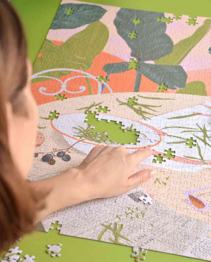 Puzzle éco-conçu 1000 pièces Les haricots verts