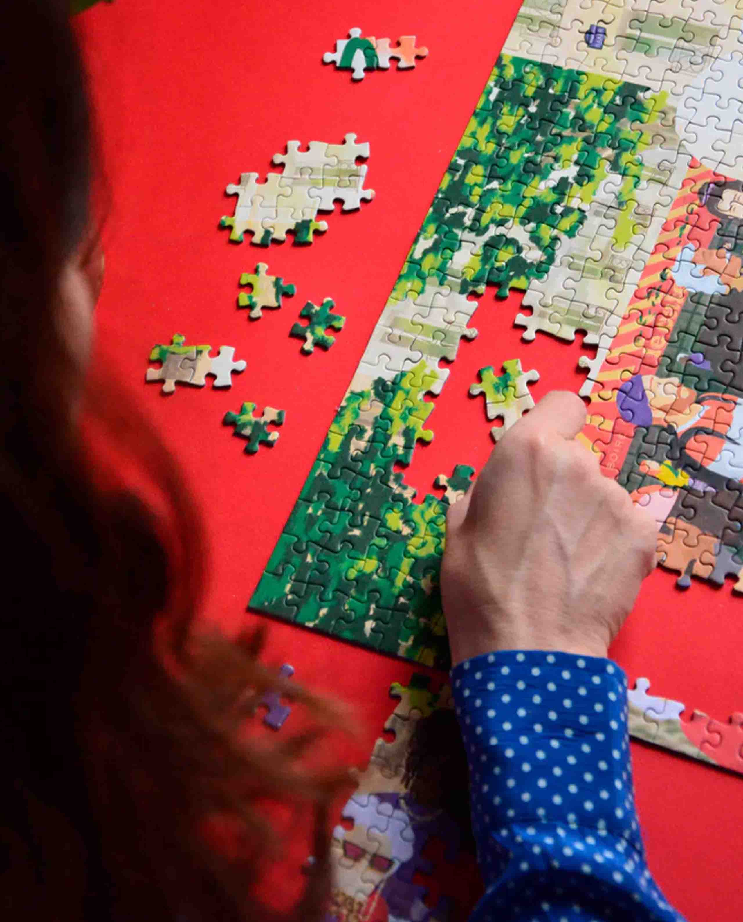 marché commun jour ferié puzzle éco-conçu 1000 pièces fabriqué en France recyclé regarder les gens