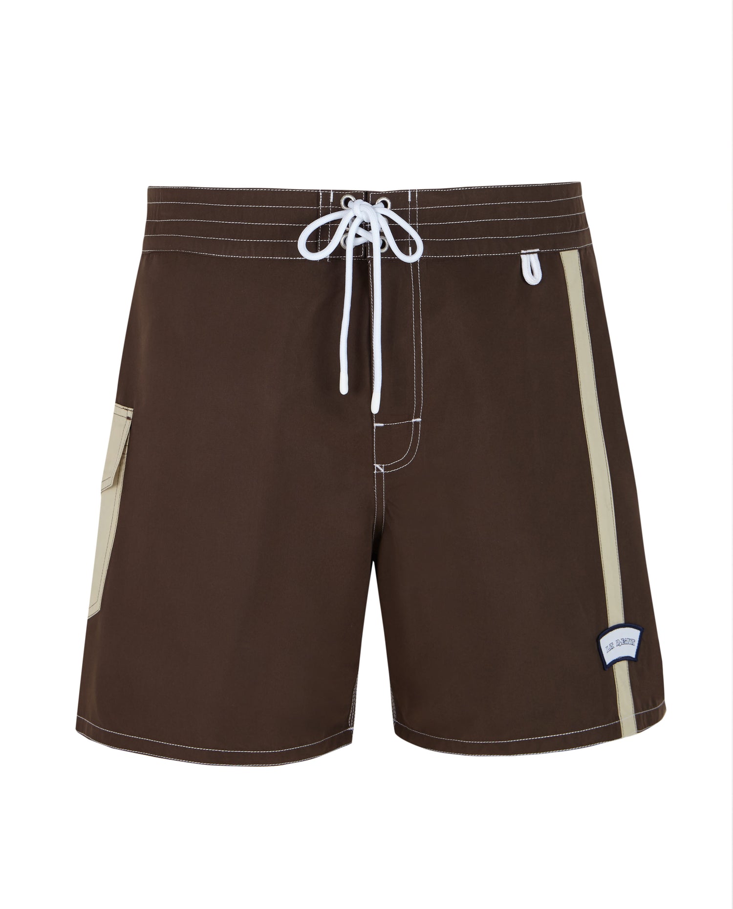 Marché Commun boardshort marron café recyclé La Reina