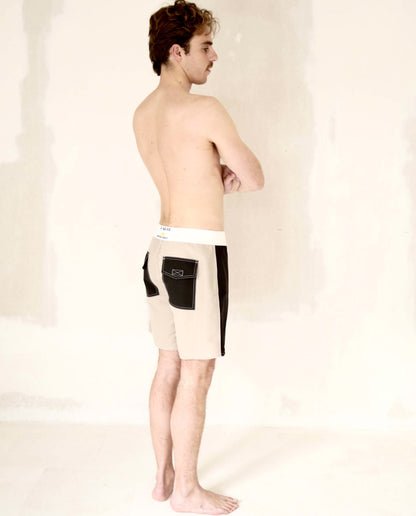 marché commun boardshort recyclé bicolore homme la reina