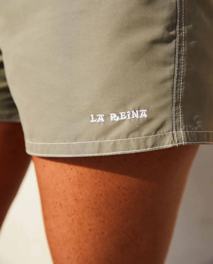marché commun boardshort femme recyclé vert tilleul la reina