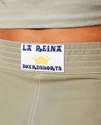 marché commun boardshort femme recyclé vert tilleul la reina