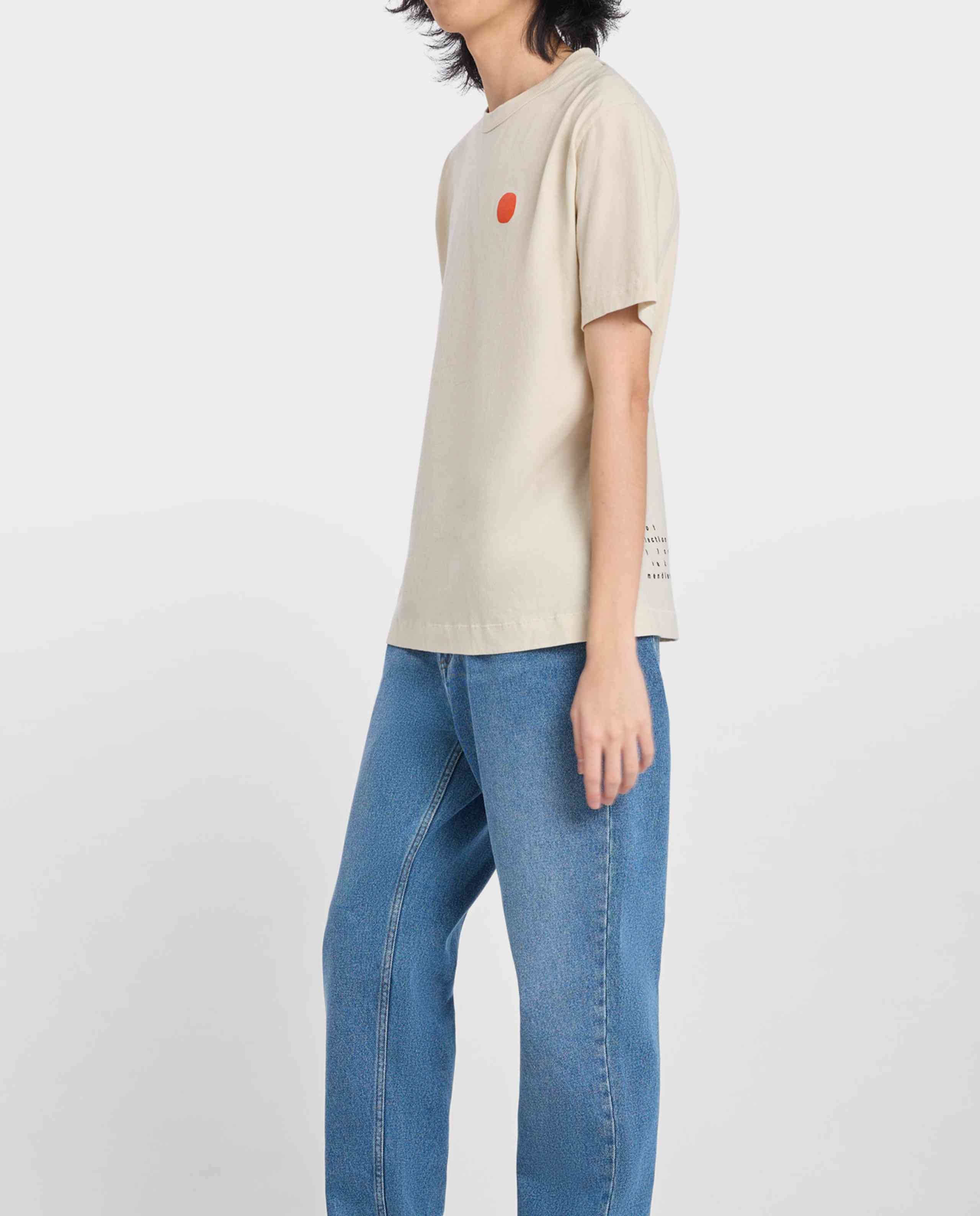 T-shirt en coton biologique et recyclé
