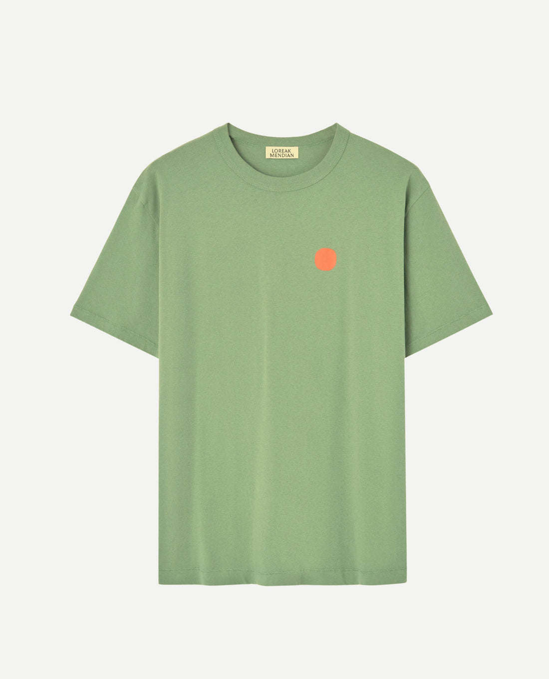 Marché Commun t-shirt arima m khaki en coton bio loreak mendian