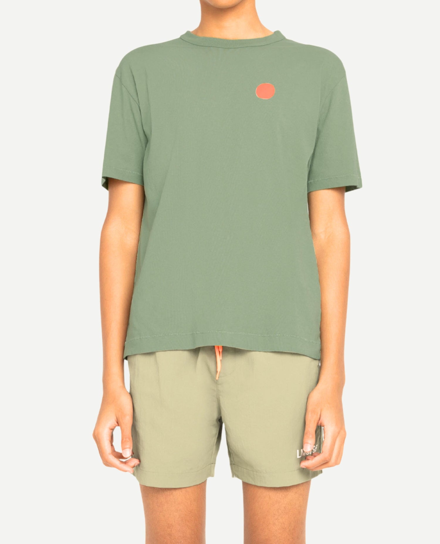 Marché Commun t-shirt arima m khaki en coton bio loreak mendian