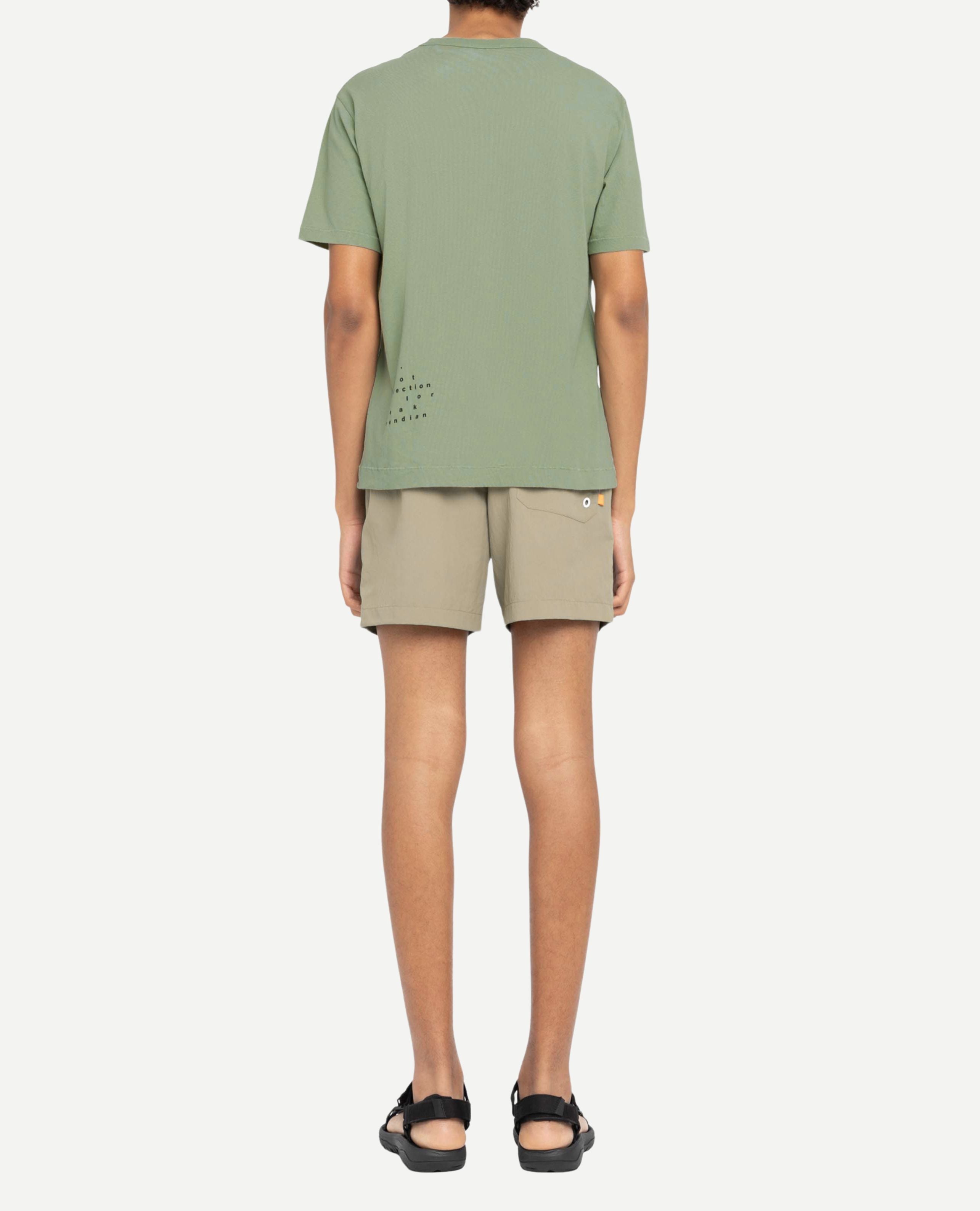 Marché Commun t-shirt arima m khaki en coton bio loreak mendian