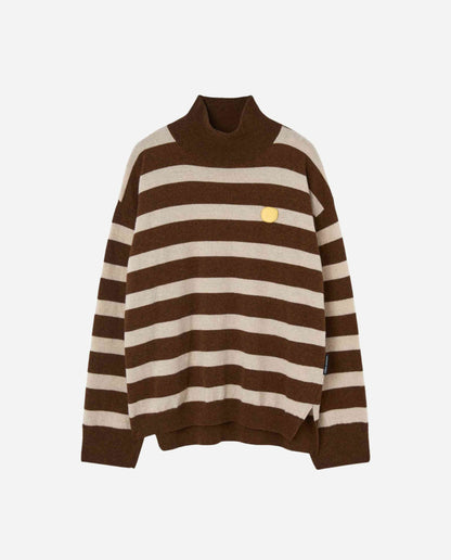 Pull à rayures en laine