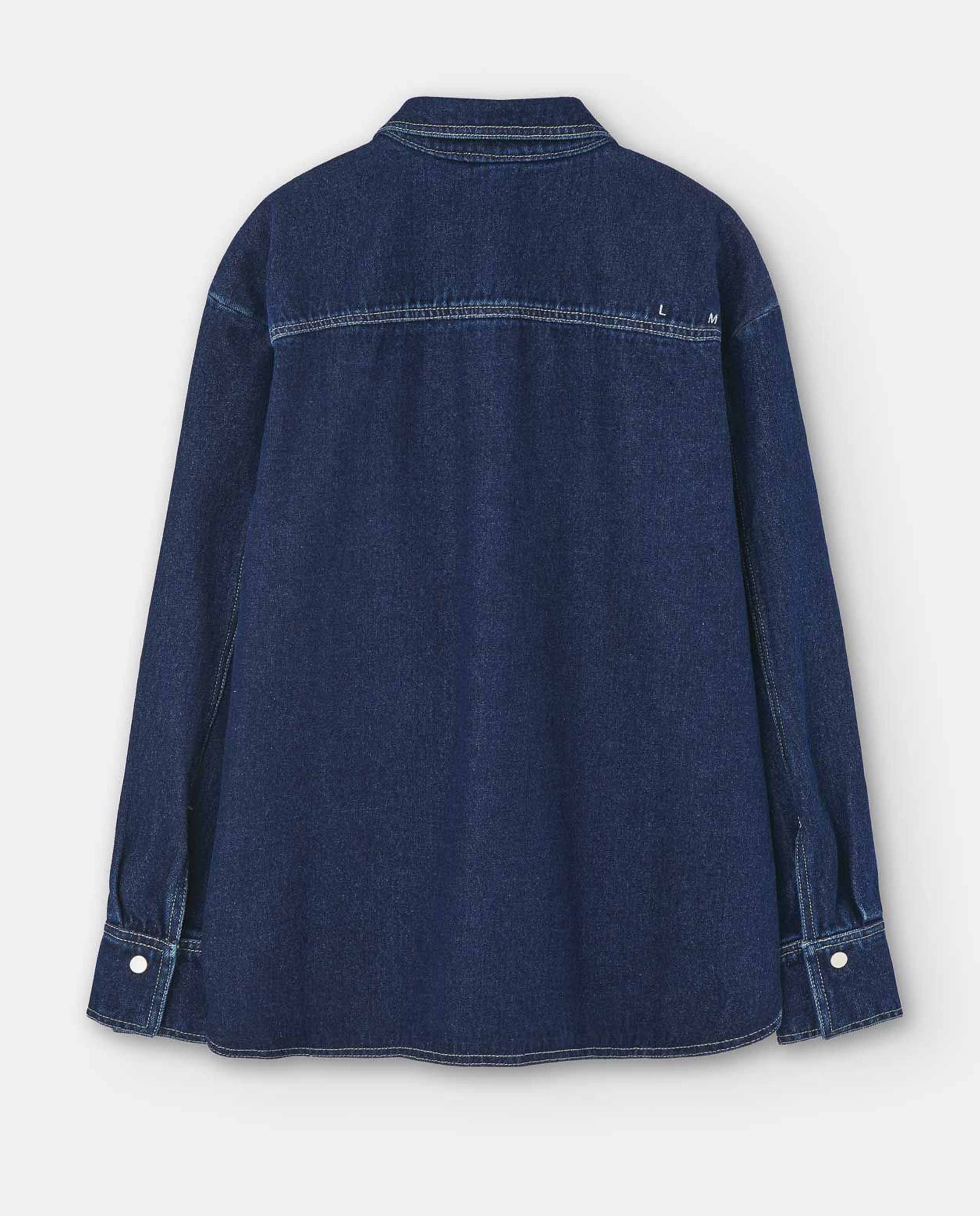 Marché Commun Chemise en jean bio bleue Loreak Mendian