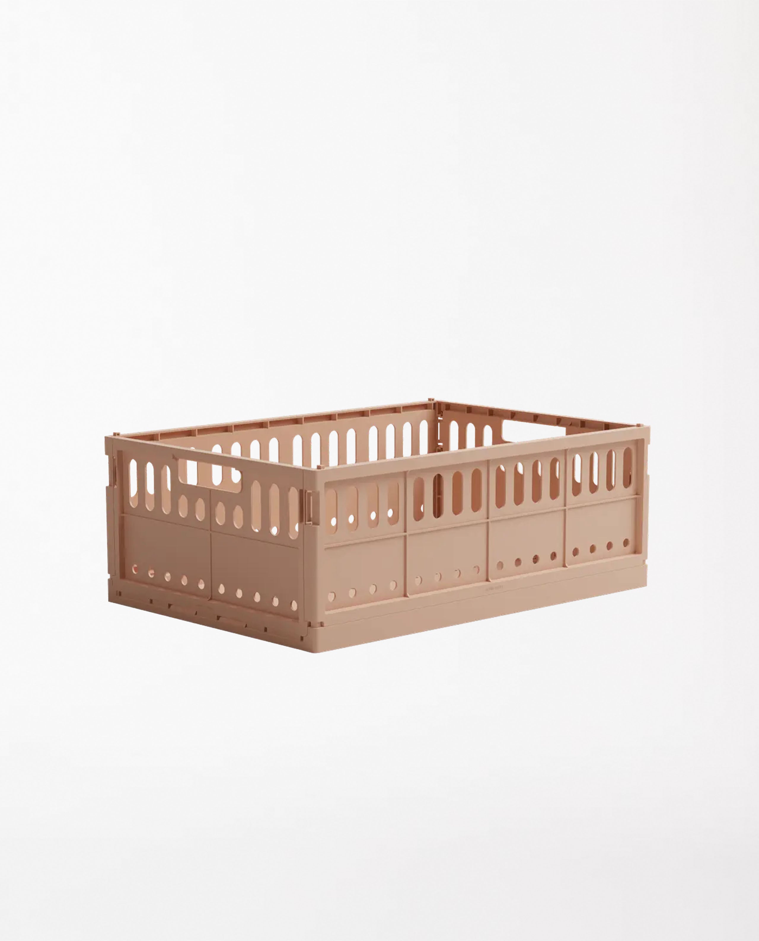 marché commun boîte pliante recyclée blush maxi made crate