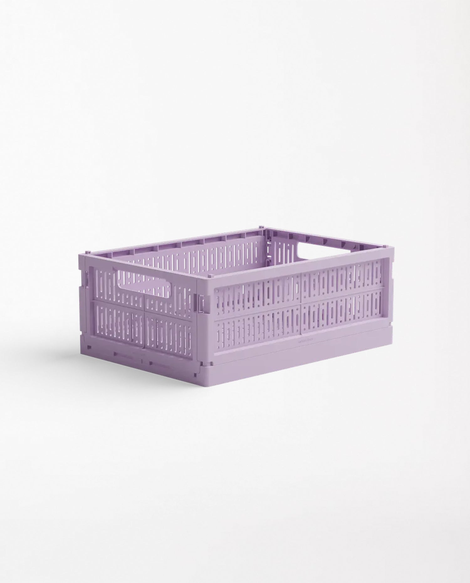 marché commun boite pliante recyclée lilac midi made crate