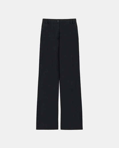 Marché Commun Pantalon en laine upcyclée noir Noyoco