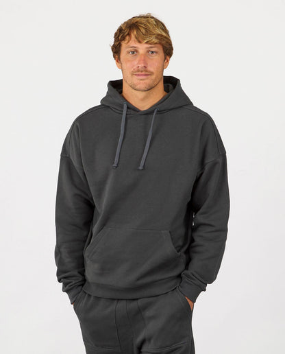 marché commun noyoco sweatshirt hoodie capuche homme coton biologique eco-responsable anthracite
