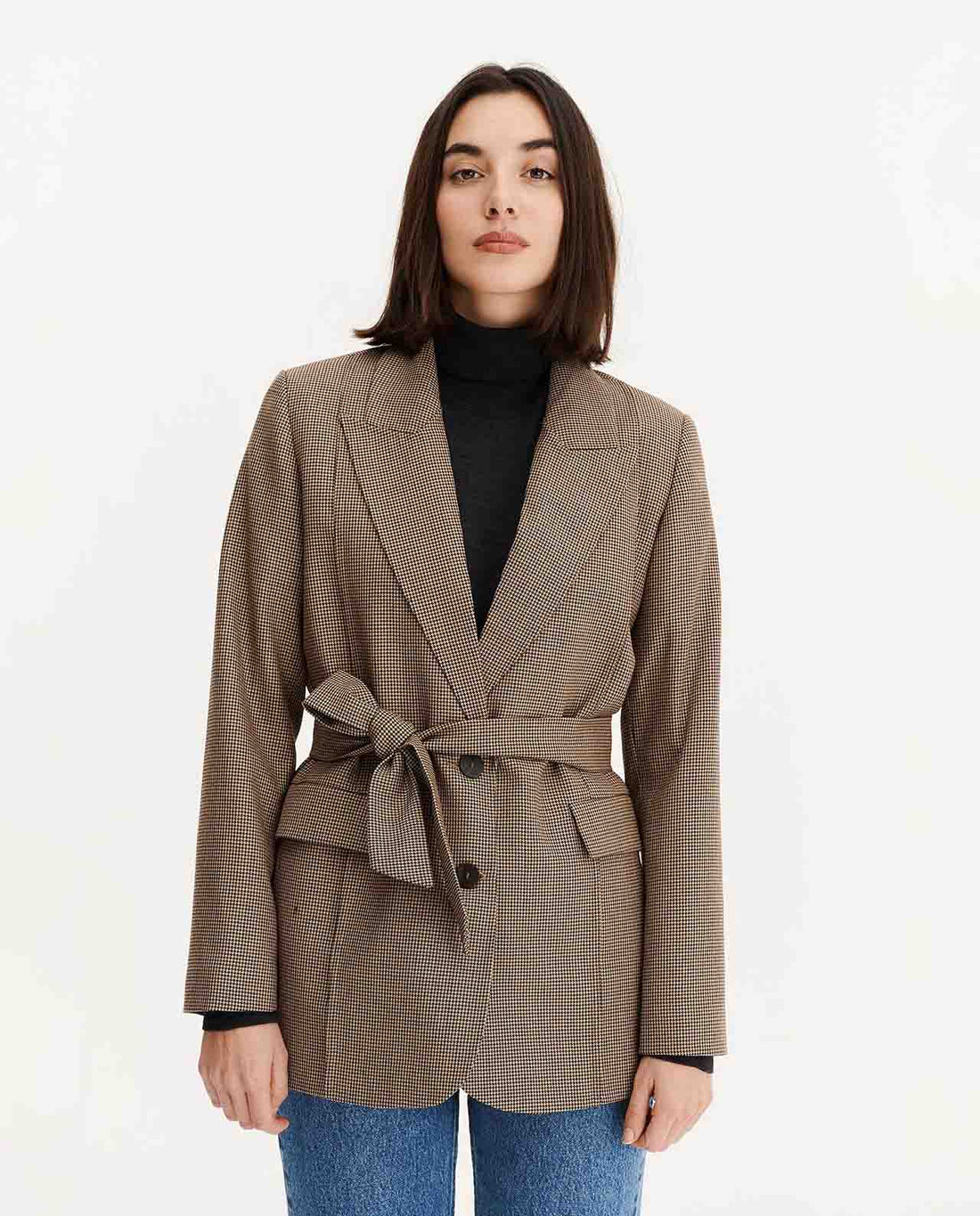 Marché Commun blazer en laine vierge noyoco