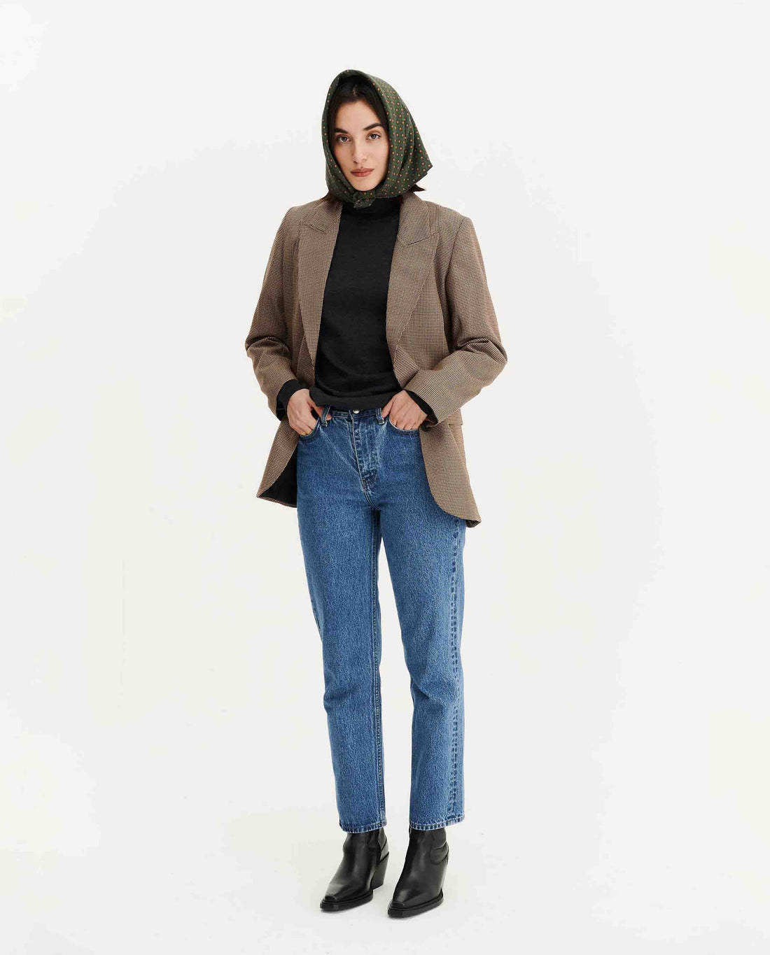 Marché Commun blazer en laine vierge noyoco