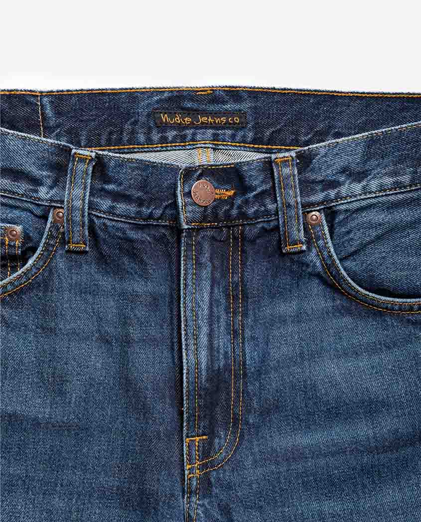 Marché Commun Jean en coton bio Gritty Jackson Blue Soil Nudie Jeans