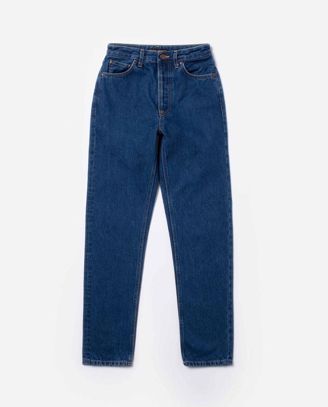 Marché commun jean droit en coton bio bleu nudie jeans