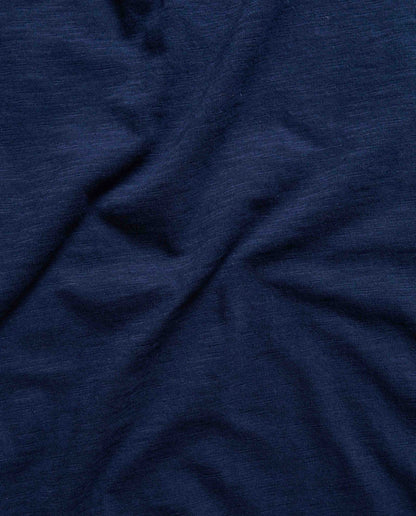 Marché Commun tshirt flammé coton bio bleu marine nudie jeans