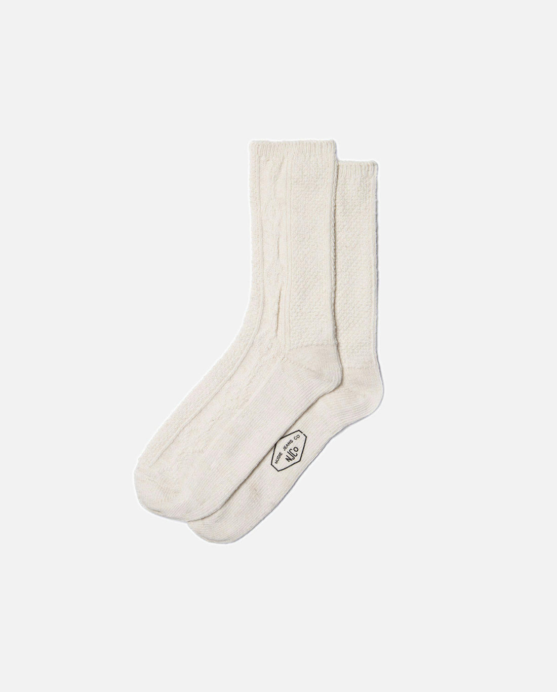 Marché Commun chaussettes torsadées en coton bio nudie jeans