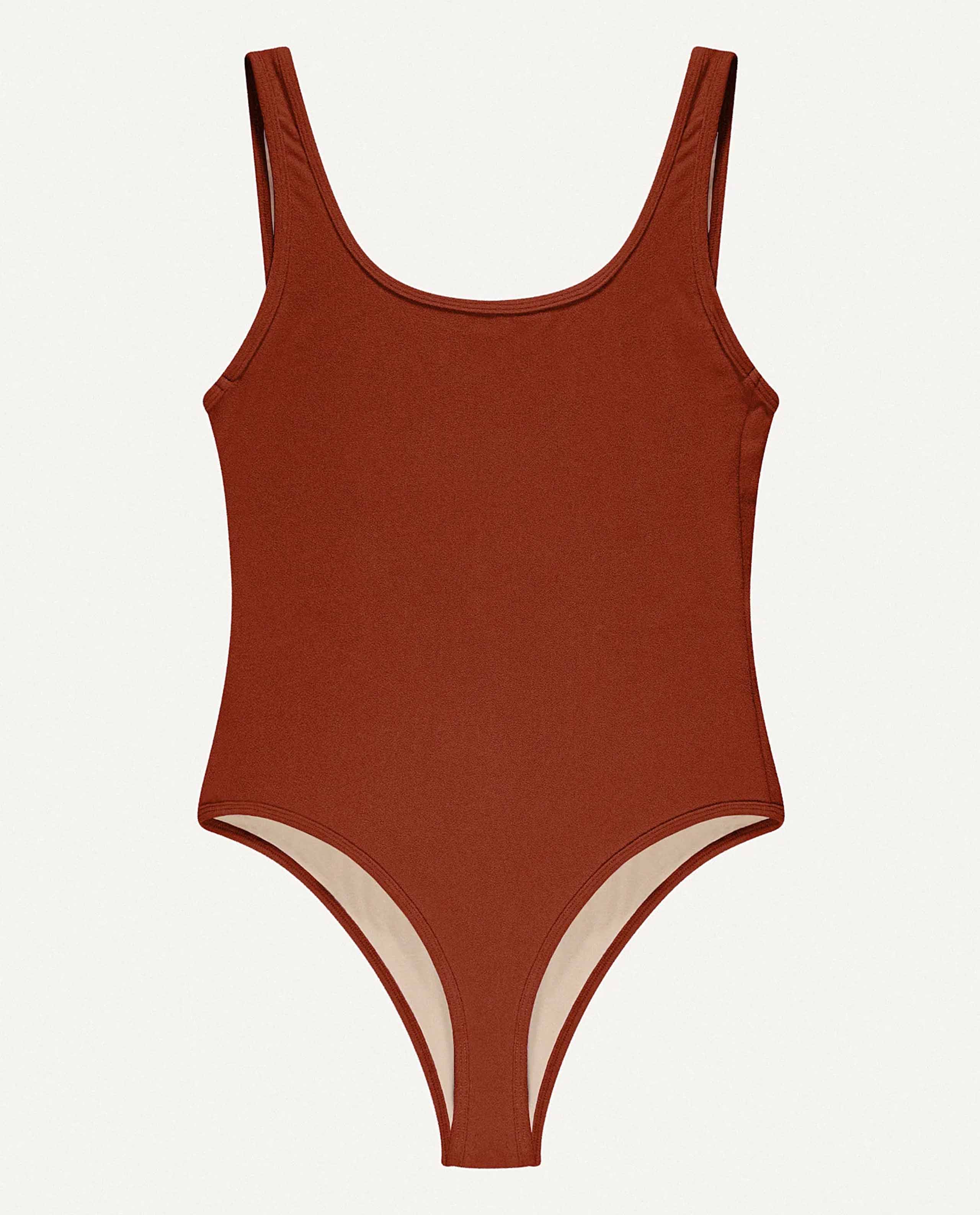 Marché Commun Maillot de Bain Une Pièce Eponge Recyclé Terracotta Oy Surf