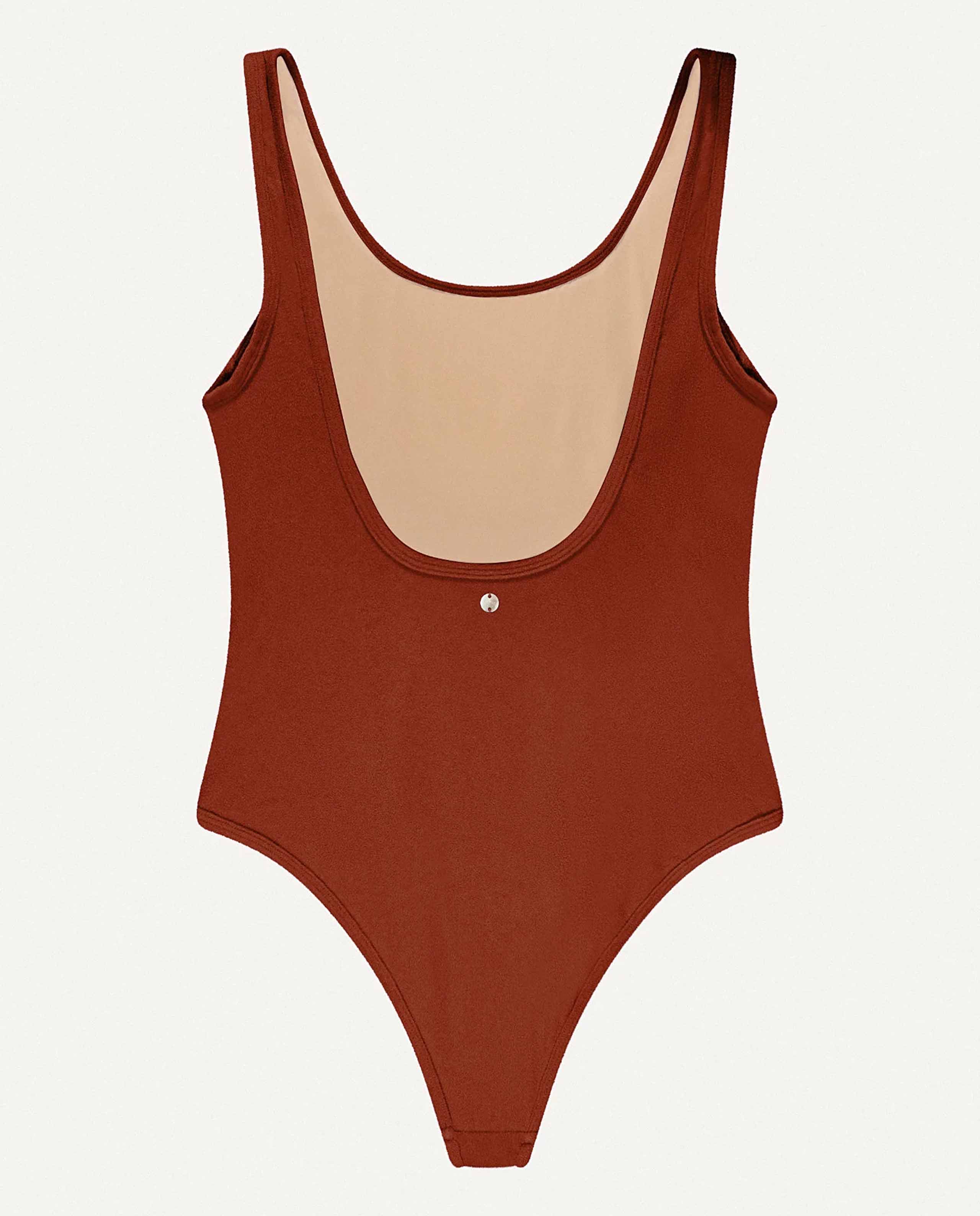 Marché Commun Maillot de Bain Une Pièce Eponge Recyclé Terracotta Oy Surf