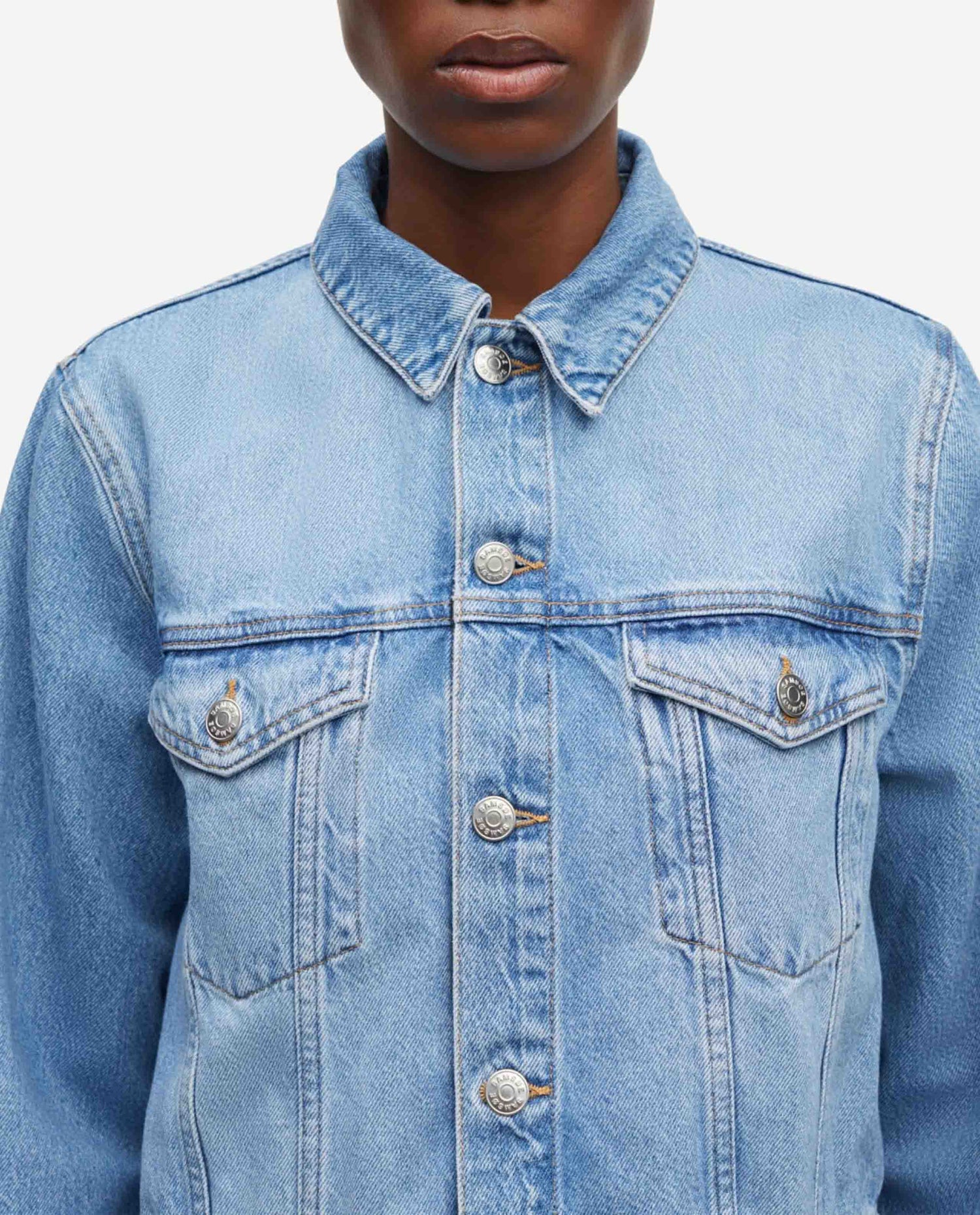 Veste en denim bio