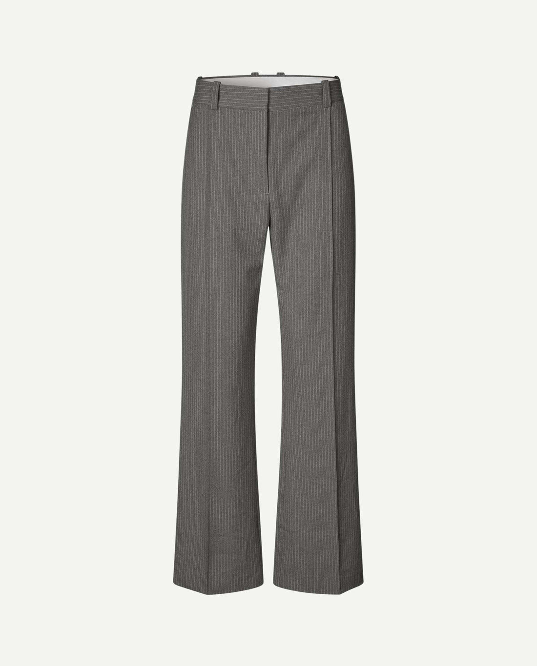 Pantalon de tailleur évasé à rayures