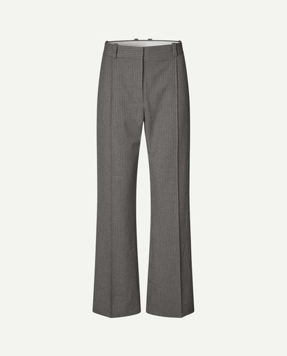 Pantalon de tailleur évasé à rayures