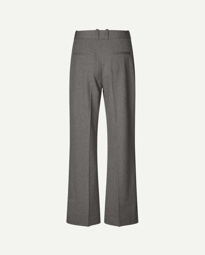Pantalon de tailleur évasé à rayures