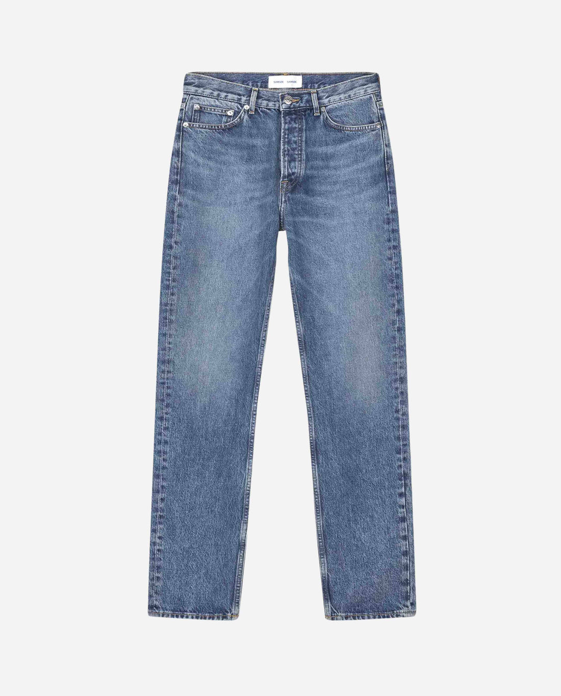 marché commun jean droit en coton bio bleu samsoe samsoe