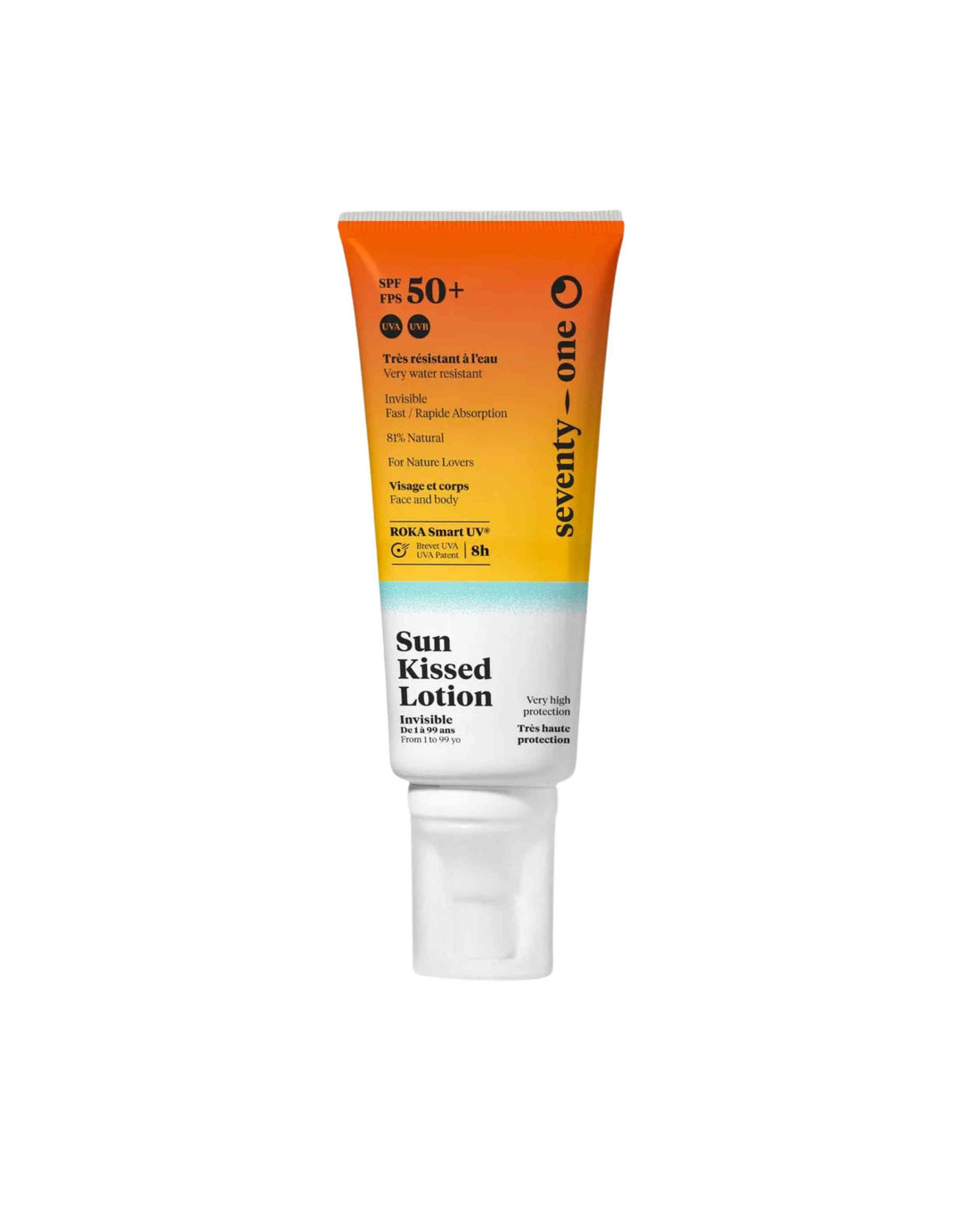 Crème solaire visage et corps SPF50+