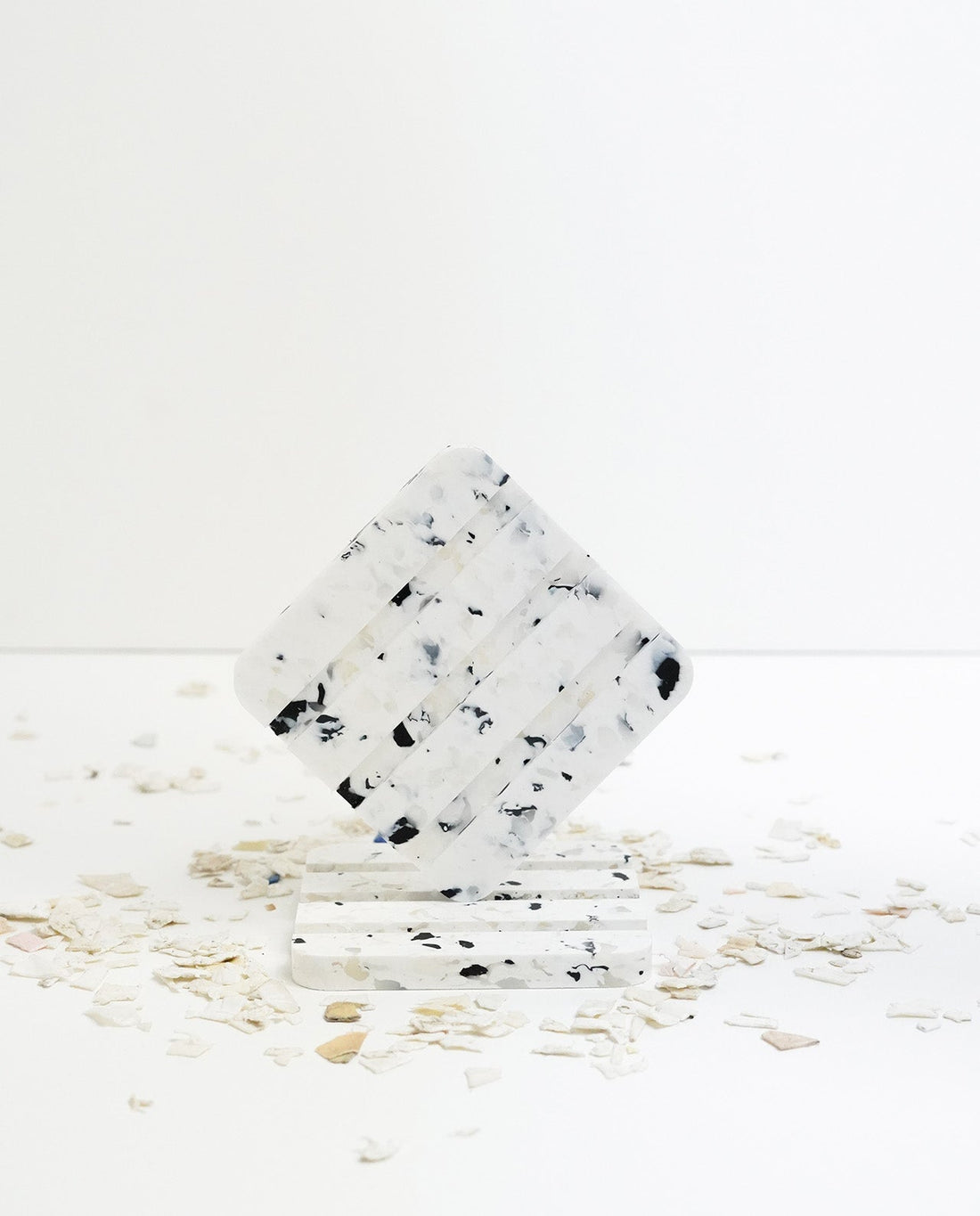 marché commun umaï porte-savon plastique recyclé fabriqué en france éco-responsable design marbre