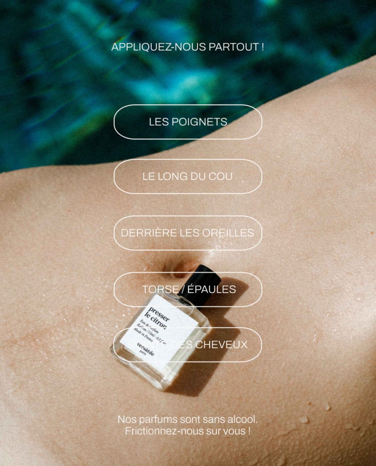 Eau de parfum roll-on Presser le citron